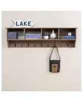 Prepac 60" Wide Hanging Entryway Shelf