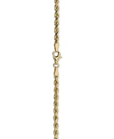 Diamond Rope Chain 18" Necklace in 10k Gold