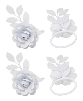 Vibhsa Rose Napkin Ring Set of 4