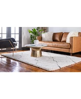 Bayshore Home Fazil Shag Faz5 5' x 8' Area Rug