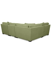 Radley Fabric 4-Piece Sectional Sofa, Created for Macy's