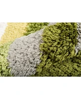Novogratz Retro Ret-3 Green 5' x 7'6" Area Rug