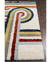Novogratz Retro Ret-5 Multi 7'6" x 9'6" Area Rug