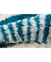 Novogratz Kalahari Kal-1 Turquoise 3'6" x 5'6" Area Rug