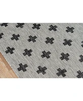 Novogratz Villa Vi- Gray 3'3" x 5' Outdoor Area Rug