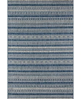 Novogratz Villa Vi-04 Blue 3'3" x 5' Outdoor Area Rug