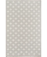 Novogratz Topanga Top-1 Gray 5' x 7'6" Area Rug
