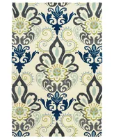 Kaleen Global Inspirations GLB11-17 Blue 8' x 10' Area Rug