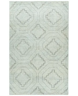 Kaleen Solitaire SOL13-34 Glacier 5' x 7'9" Area Rug