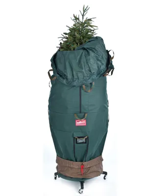 TreeKeeper Large Girth Upright Christmas Tree Storage Bag with Wheels
