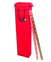 Santa's Bag Vertical Wrapping Paper Storage Container