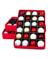 Santa's Bag Christmas Ornament Storage Box with Drawers