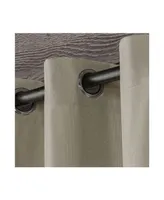 Exclusive Home Biscayne Indoor/Outdoor Grommet Top Curtain Panel Pair