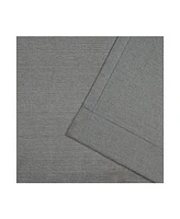Nicole Miller Mellow Slub Textured Hidden Tab Top 54" X 84" Curtain Panel Pair