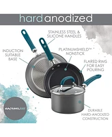 Rachael Ray Create Delicious Hard Anodized Aluminum Nonstick 10.25" Deep Skillet