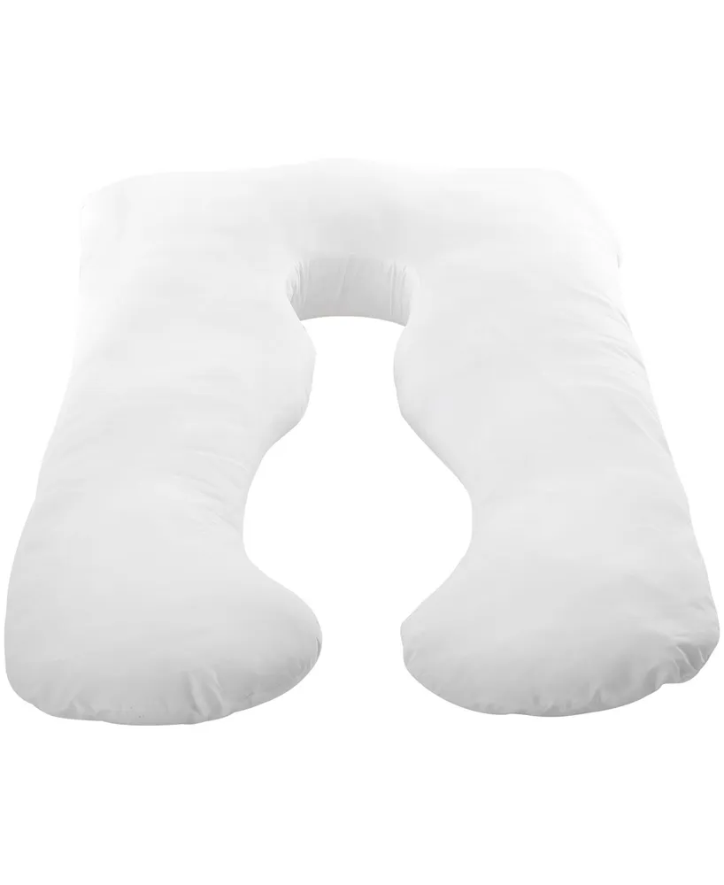 Cheer Collection Hypoallergenic Down Alternative Pregnancy U Shaped Body Pillow