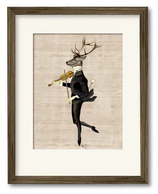 Courtside Market Noble Violinist 16" x 20" Framed and Matted Art