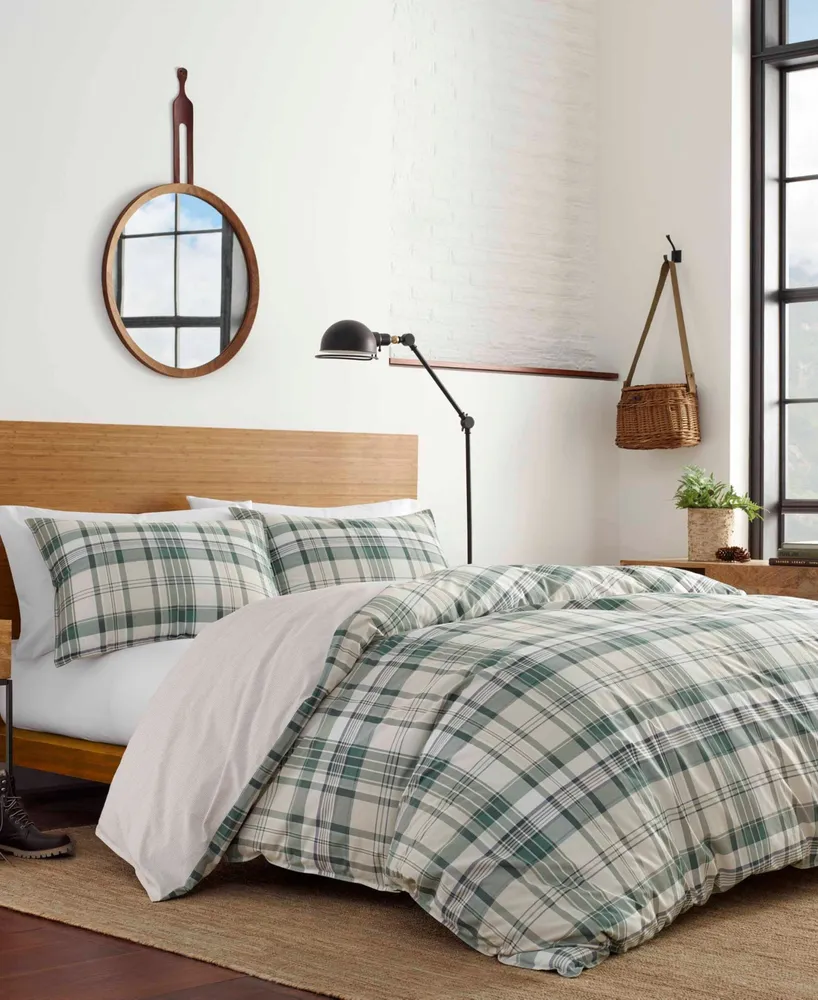 Eddie Bauer Timbers Plaid Duvet Set