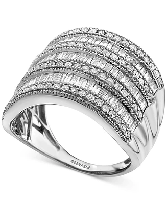 Effy Diamond Multi-Row Statement Ring (1-1/2 ct. t.w.) 14K White Gold, Gold Or Rose