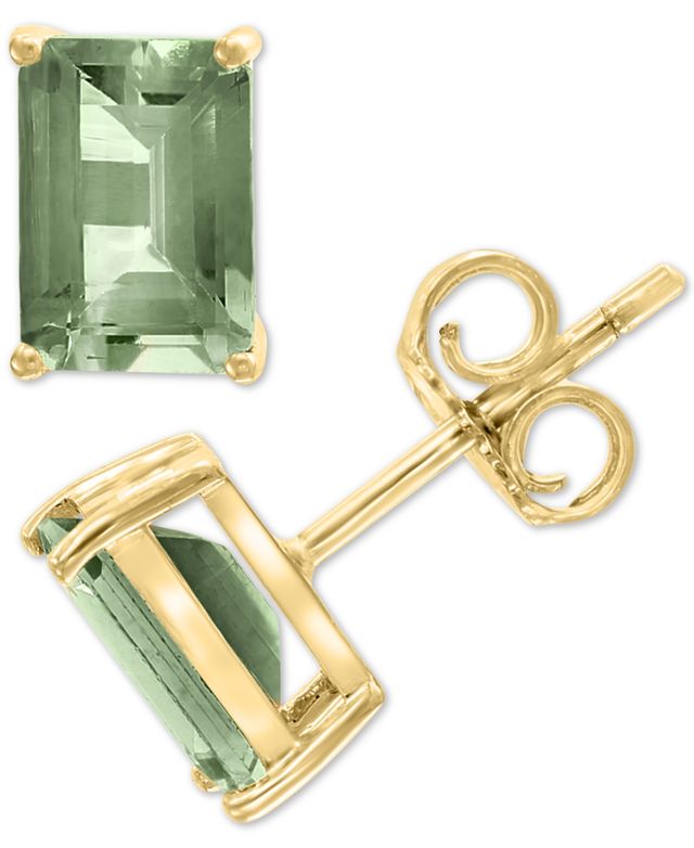 Effy Green Quartz (1-9/10 ct. t.w.) Stud Earrings in 14k Gold