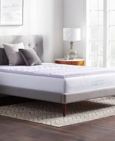 Lucid Dream Collection 5-Zone Lavender Memory Foam Mattress Topper