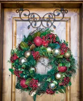 Village Lighting Adjustable Wreath Door Hanger, Ivy