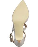 Journee Collection Women's Riva Crisscross Strap Pointed Toe Pumps