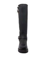 RideTecs Men's 16" Engineer Biker Boot Black