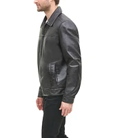 Tommy Hilfiger Men's Faux Leather Laydown Collar Jacket