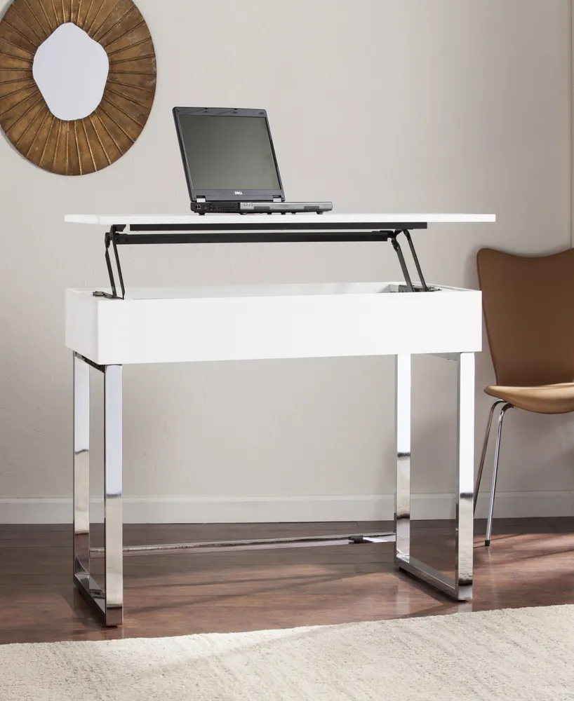 Southern Enterprises Ghent Adjustable Height Sit Stand Desk