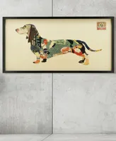 Empire Art Direct 'Dachshund' Dimensional Collage Wall Art - 25'' x 48''