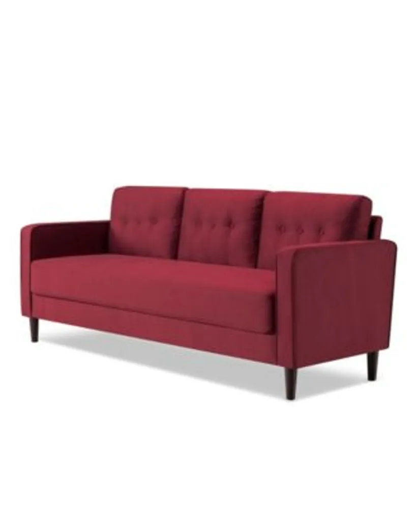 Zinus Mikhail Mid Century Upholstered Sofa Loveseat Collection