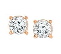 TruMiracle Diamond Stud Earrings (3/4 ct. t.w.) 14k White Gold, Rose Gold or