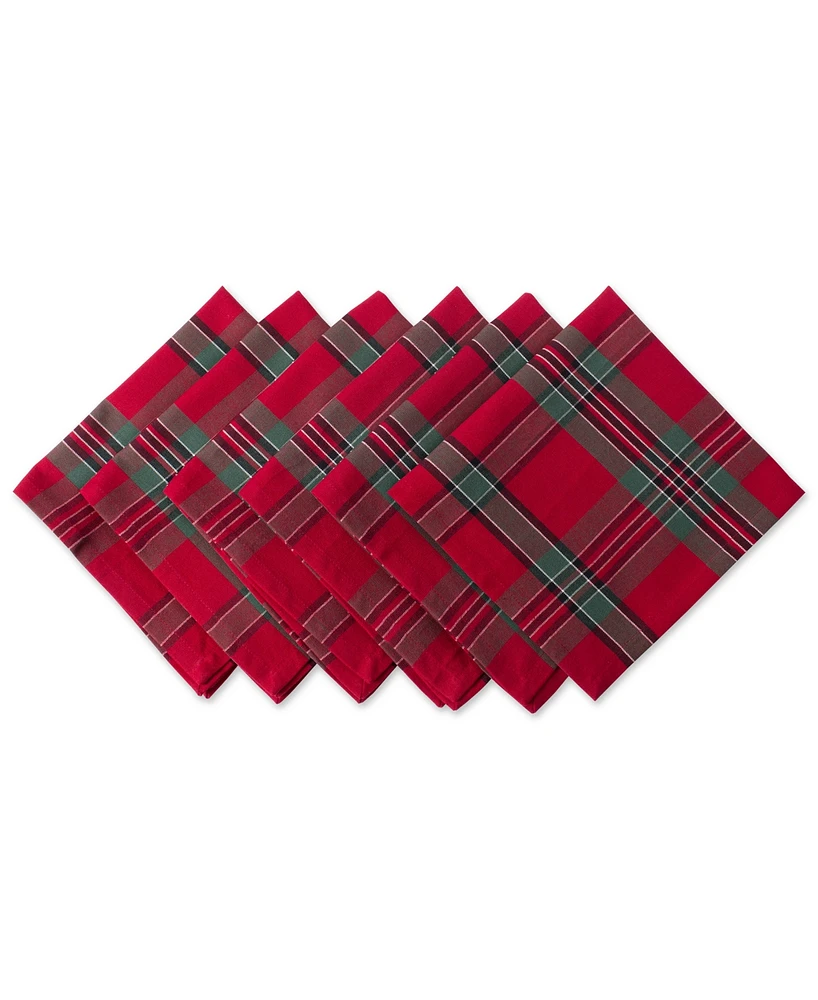 Holiday Plaid Napkin, Set of 6