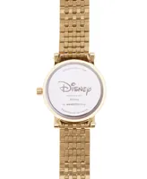 EwatchFactory Women's Disney Mickey Mouse Gold Bracelet Watch 38mm