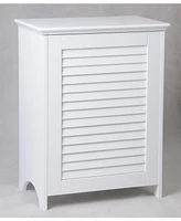 Redmon Contemporary Country Louvered Front Hamper