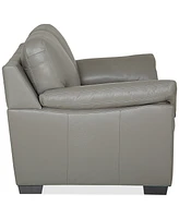 Lothan 64" Leather Loveseat, Created for Macy's