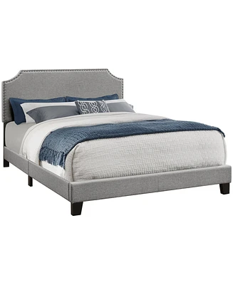 Monarch Specialties Queen Linen Bed