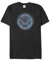 Marvel Men's Comic Collection Shield Meaning Emblem Short Sleeve T-Shirt