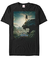 Marvel Men's Black Panther Overlooking Short Sleeve T-Shirt