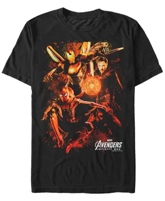 Marvel Men's Avengers Infinity War Earths Mighty Warriors Short Sleeve T-Shirt