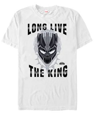 Marvel Men's Black Panther Long Live The King of Wakanda Short Sleeve T-Shirt