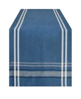 Chambray French Stripe Table Runner 14" x 72"