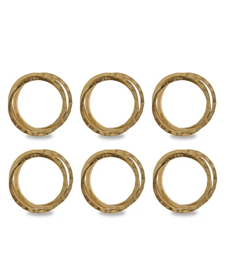 Design Imports Intertwined Napkin Ring Set of 6