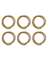 Design Imports Intertwined Napkin Ring Set of 6