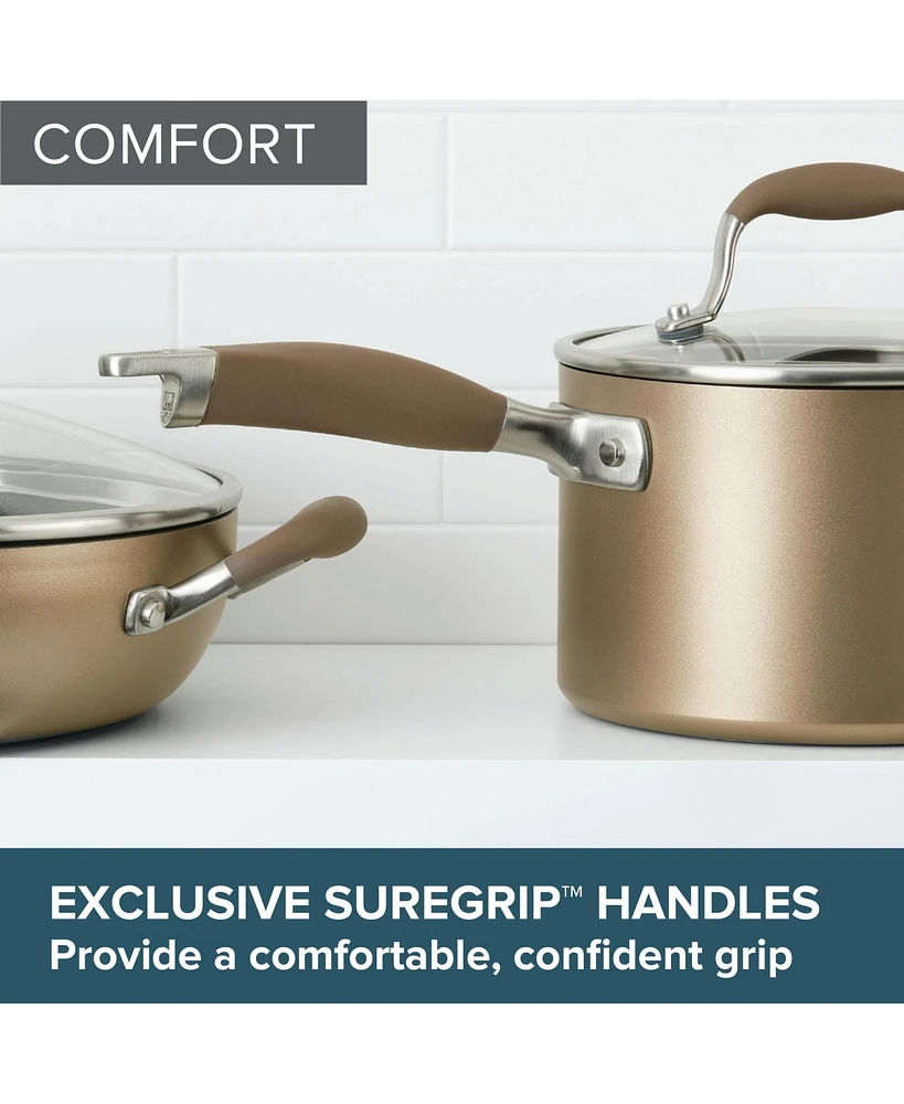 Anolon Advanced Home Hard-Anodized Nonstick 5-Qt. Saute Pan with Helper Handle