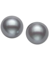 Belle de Mer Cultured Freshwater Pearl Stud Earrings (7mm) 14k Gold