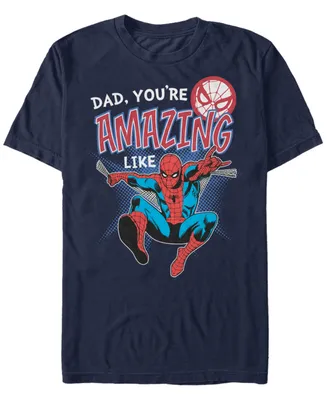 Marvel Men's Comic Collections Amazing Like Spider-Man Short Sleeve T-Shirt