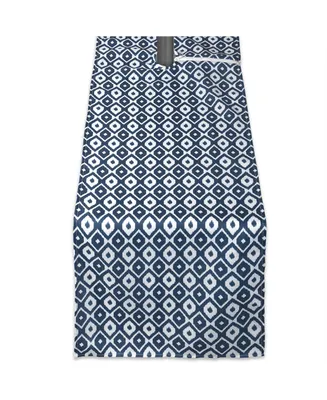 Design Imports Outdoor Table Runner with Zipper 14" x 108"
