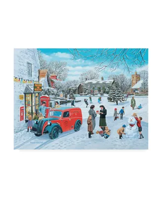 Trevor Mitchell A Village Christmas Canvas Art
